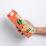 Mockup d'un packaging issu de l'identité visuelle créée pour la marque Vebidas.