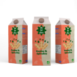 Mockup d'un packaging issu de l'identité visuelle créée pour la marque Vebidas.