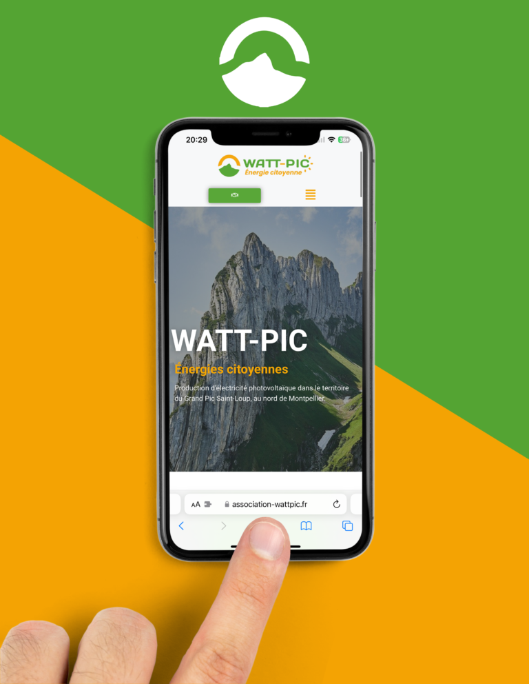 Mockup de la capture écran accueil mode responsive