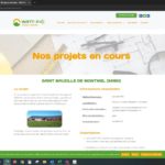 Capture d'écran page projet site watt pic